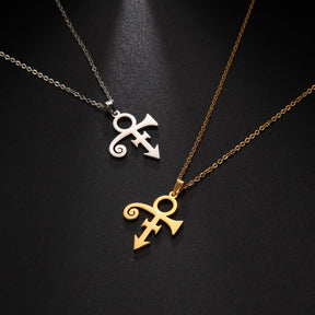 Guitar Memorial Love Symbol Pendant Necklace Le Petit Prince Necklaces