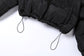 Faux PU Leather Y2K Bubble Puffer Winter Warm Jacket Women Long Sleeve Coats