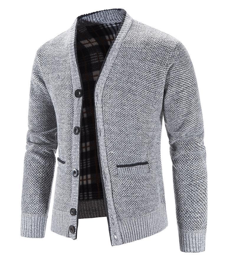 New Sweaters Coats Men Winter Thicker Knitted Cardigan Sweatercoats