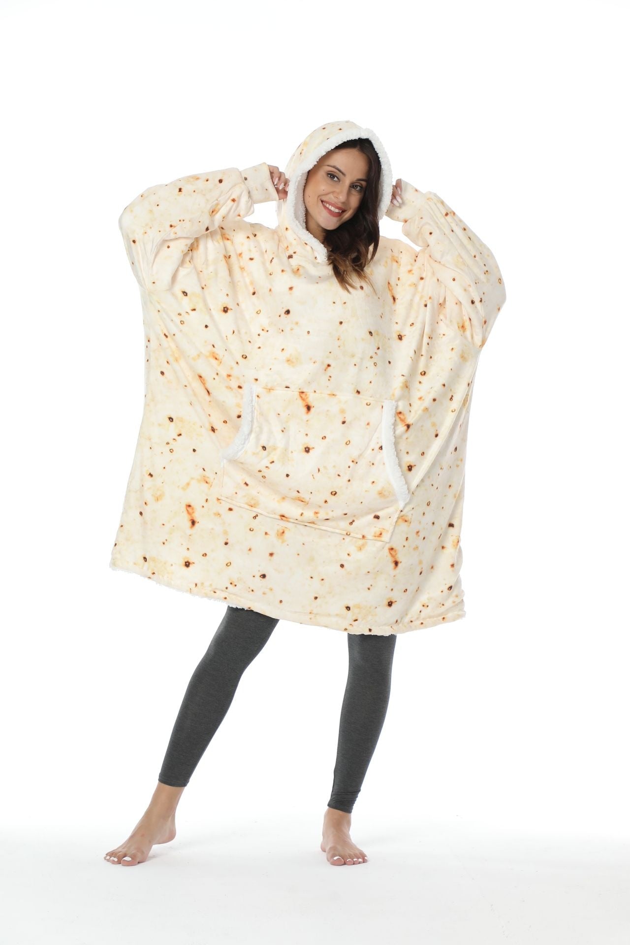 Oversized Hoodie Sweatshirt Women Tie Dye Hoodies Fleece Giant Wearable Blanket