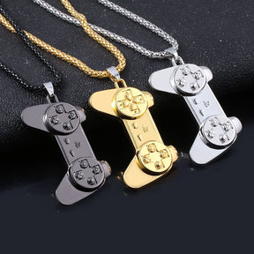 Punk Style Game Machine Handle Necklaces gamepad Necklaces Hip Hop Chain