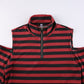 Goth Print Tops Stripe Cute T-Shirts Dark Academia Techwear Button Up V Neck Half Sleeve Sweat Shirts