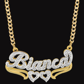 stainless steel name necklace