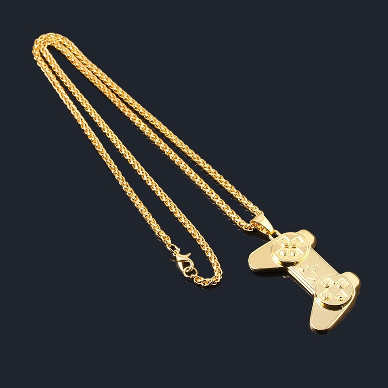 Punk Style Game Machine Handle Necklaces gamepad Necklaces Hip Hop Chain