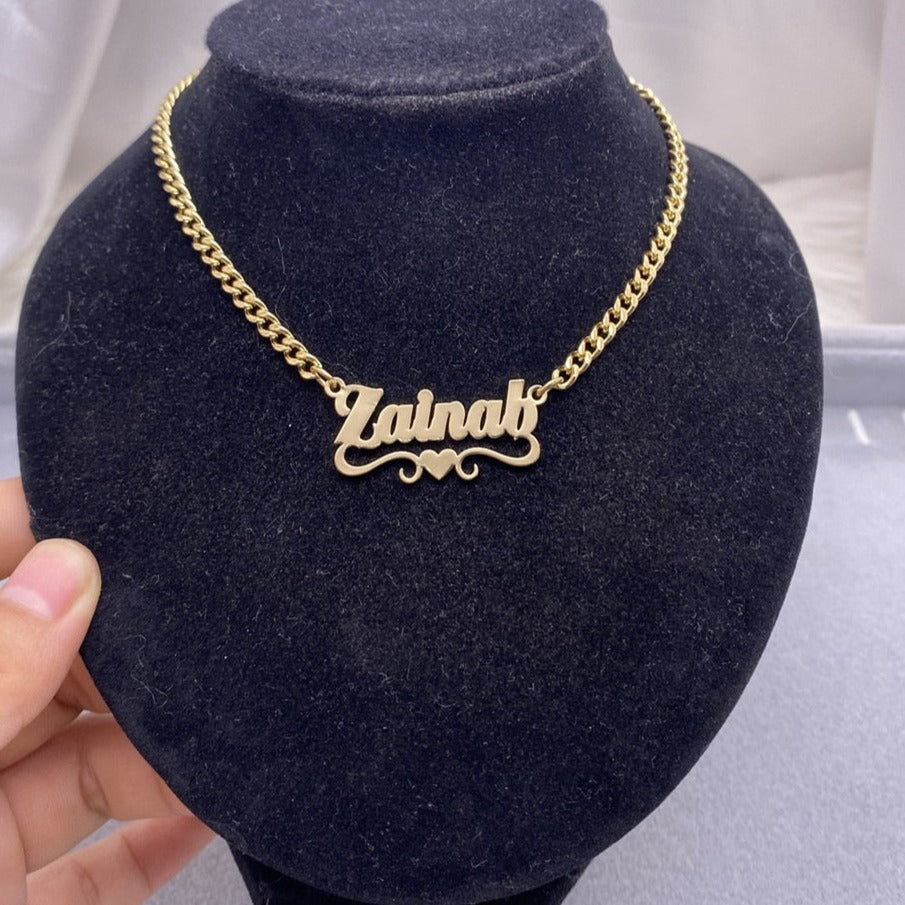 custom gold chain with name for guys