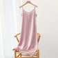 Women'S Dress Summer Spaghetti Satin Long Party Dresses For New Year 2022 Midi Robe Plus Size