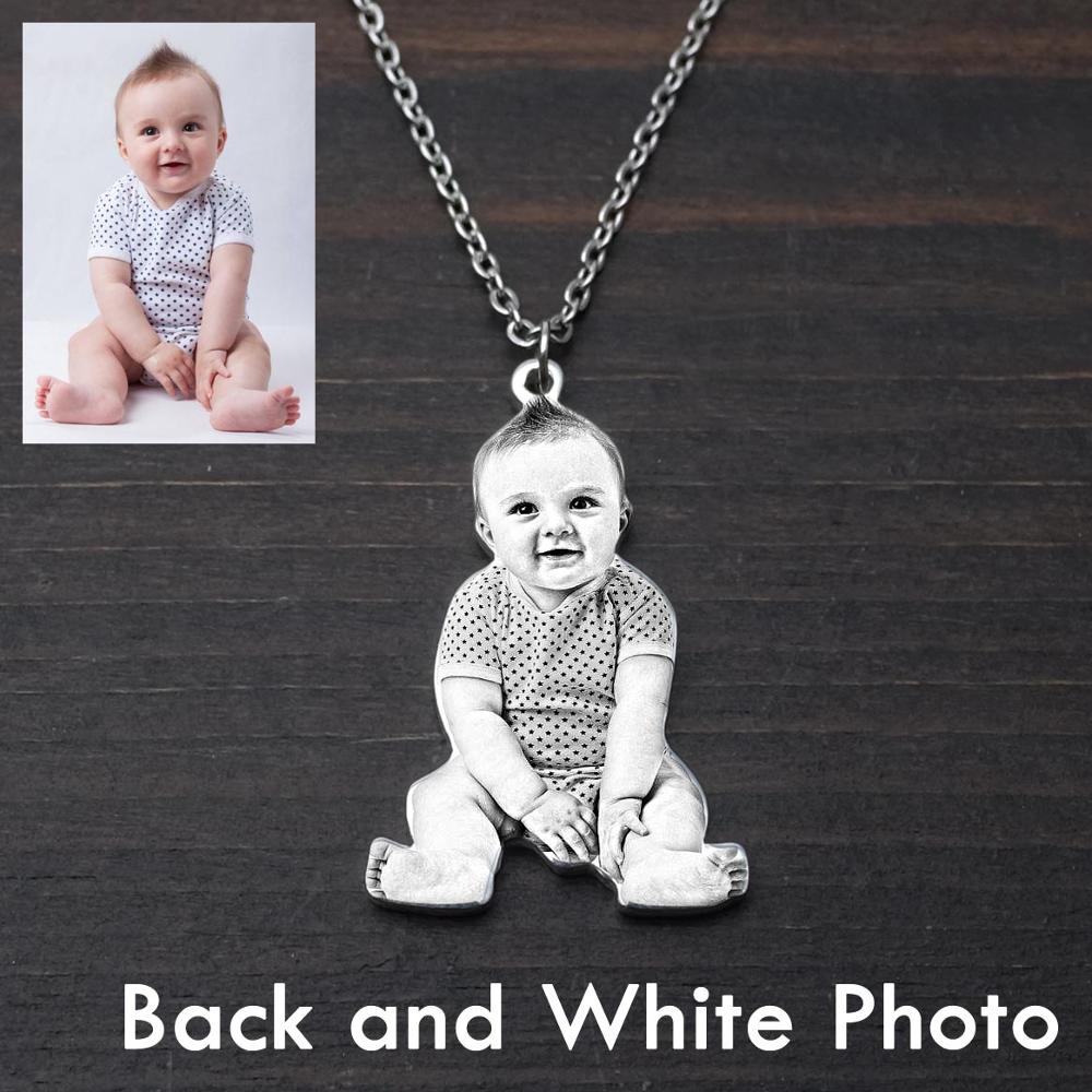 Personalized Photo Necklace,Pet Photo Necklace,Picture Necklace,  Memorial Gift