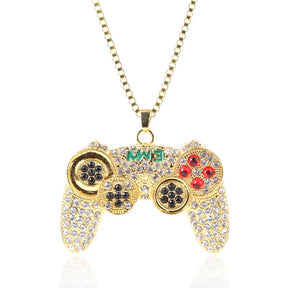 Punk Style Game Machine Handle Necklaces gamepad Necklaces Hip Hop Chain