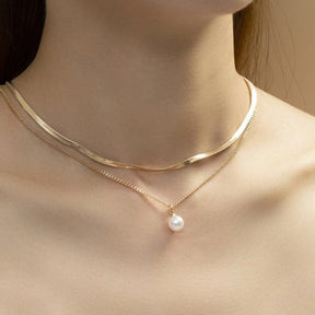 Trend Schmuck Hochzeit Große Perlenkette Für Frauen Mode Weiße Imitationsperle Choker