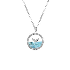 2022 Collana con lacrime di sirena in argento sterling S925