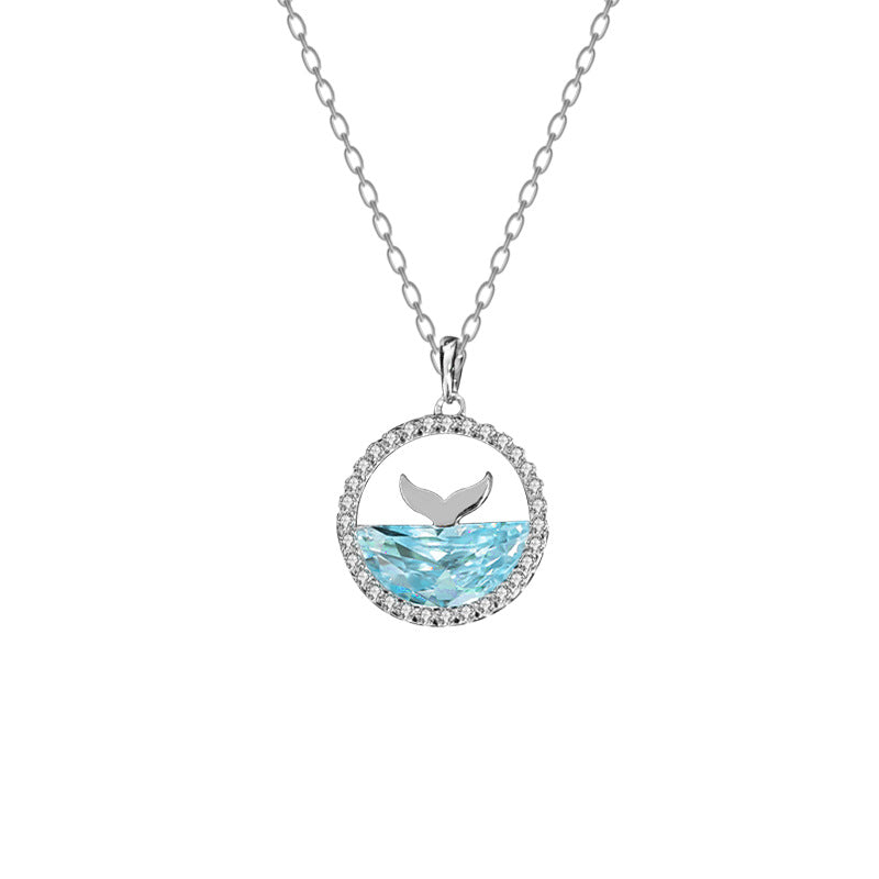 2022 Collana con lacrime di sirena in argento sterling S925