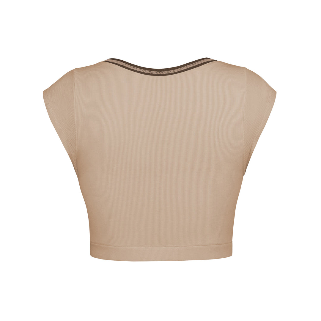 Slim Fit Ultra Short Sexy Spicy Girls Top Knitted Thread T-shirt