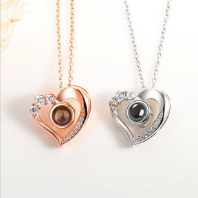 love projection necklace