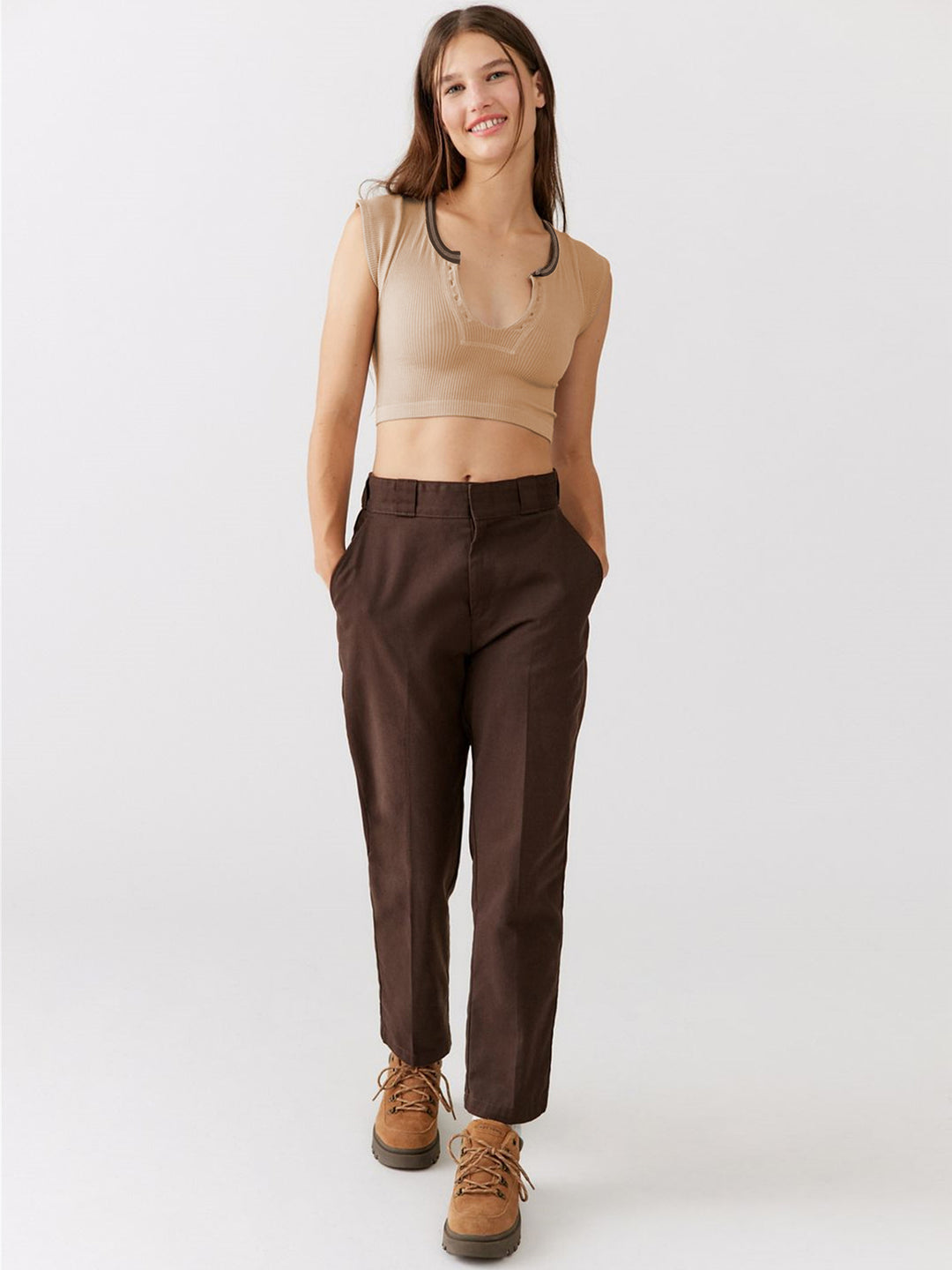 Slim Fit Ultra Short Sexy Spicy Girls Top Knitted Thread T-shirt