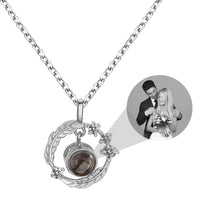 Personalized Photo Feather Projection Necklace New Jewelry