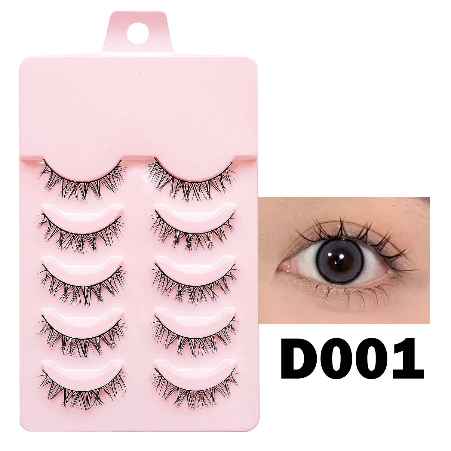 Manga Lashes Soft Natural Eyelashes Thick False Eyelashes