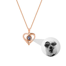 Photo Projection Necklace Pendant Jewelry for Lover Girlfriend 2022