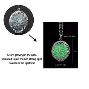 Collana drago luminoso Fluorescenza notturna incandescente Collana placcata argento che si illumina al buio