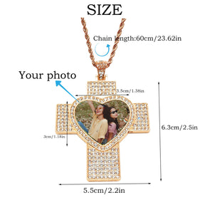 Customizable Photo Hip Hop Neck Fashion Jewelry Gifts Accessories Necklaces