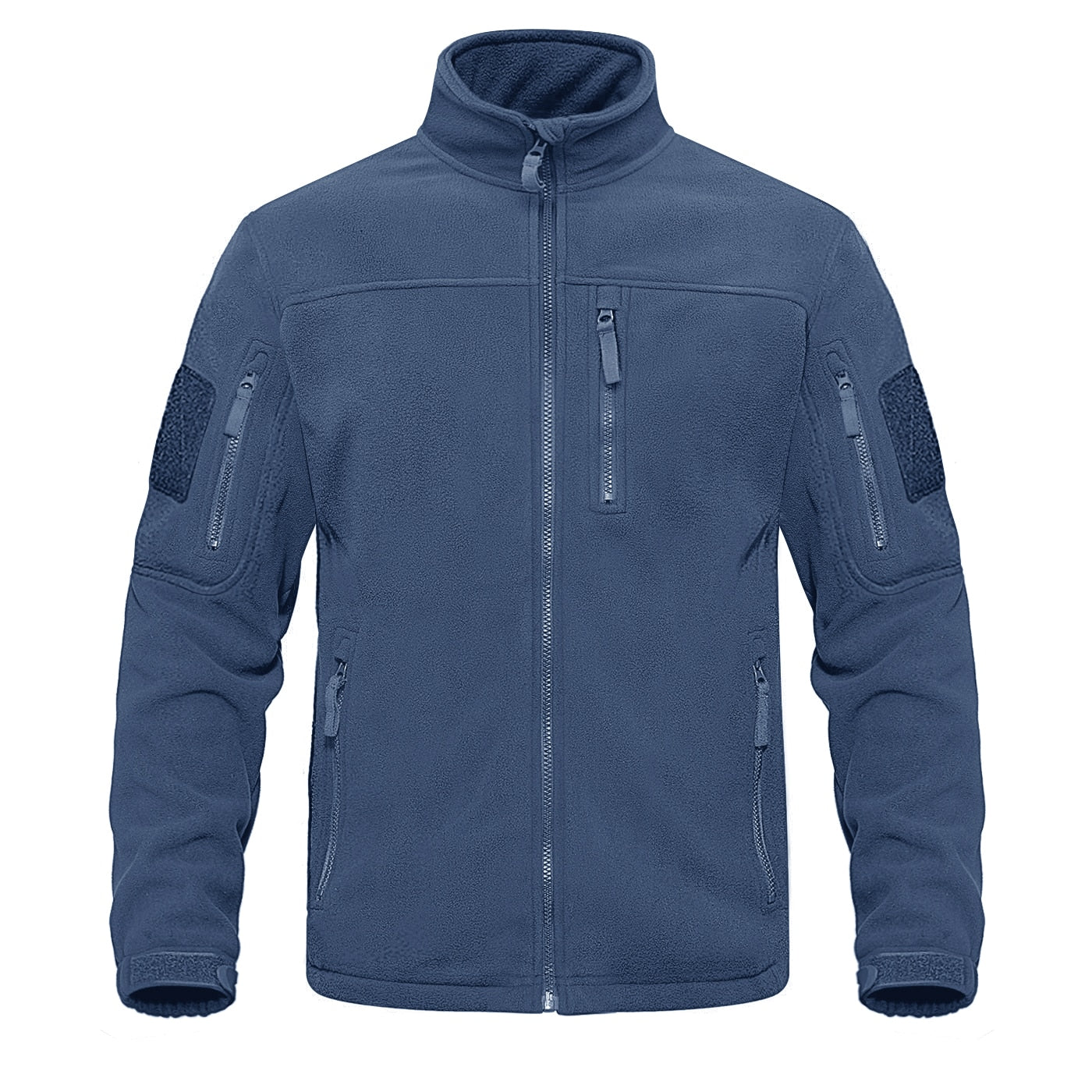 Full Zip Up Tactical Army Fleece Jacket Military Thermal Warm Outwear Windbreaker
