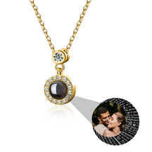 Customizable Photo Projection Necklace Couple Girlfriend Couple Jewelry