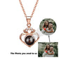 Collana di proiezione personalizzata Collana di proiezione di foto a cuore per donne Regali per amiche da donna