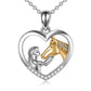 5 style Horse Pendant Necklace Sterling Silver Girls with Horse Gift Women Daughter Girls
