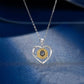 Love sunflower with customized photos Photo Projection Necklace Key Chain Jewelry