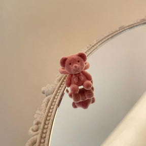 Cute Plush Bear Pendant Necklace Collar Jewelry