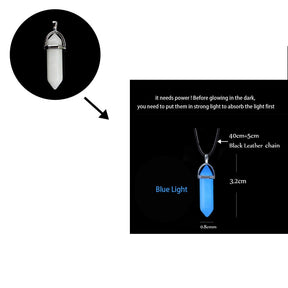 Collana drago luminoso Fluorescenza notturna incandescente Collana placcata argento che si illumina al buio