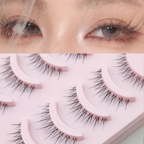 Manga Lashes Soft Natural Eyelashes Thick False Eyelashes