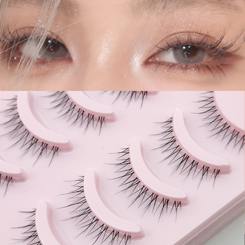 Manga Lashes Ciglia naturali morbide Ciglia finte spesse