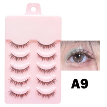 Manga Lashes Soft Natural Eyelashes Thick False Eyelashes