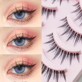 Manga Lashes Soft Natural Eyelashes Thick False Eyelashes