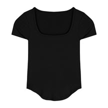 Pure Color Slim Short Sleeve Tees Women 2022 Summer Y2k Crop Fashion Sexy Blouse