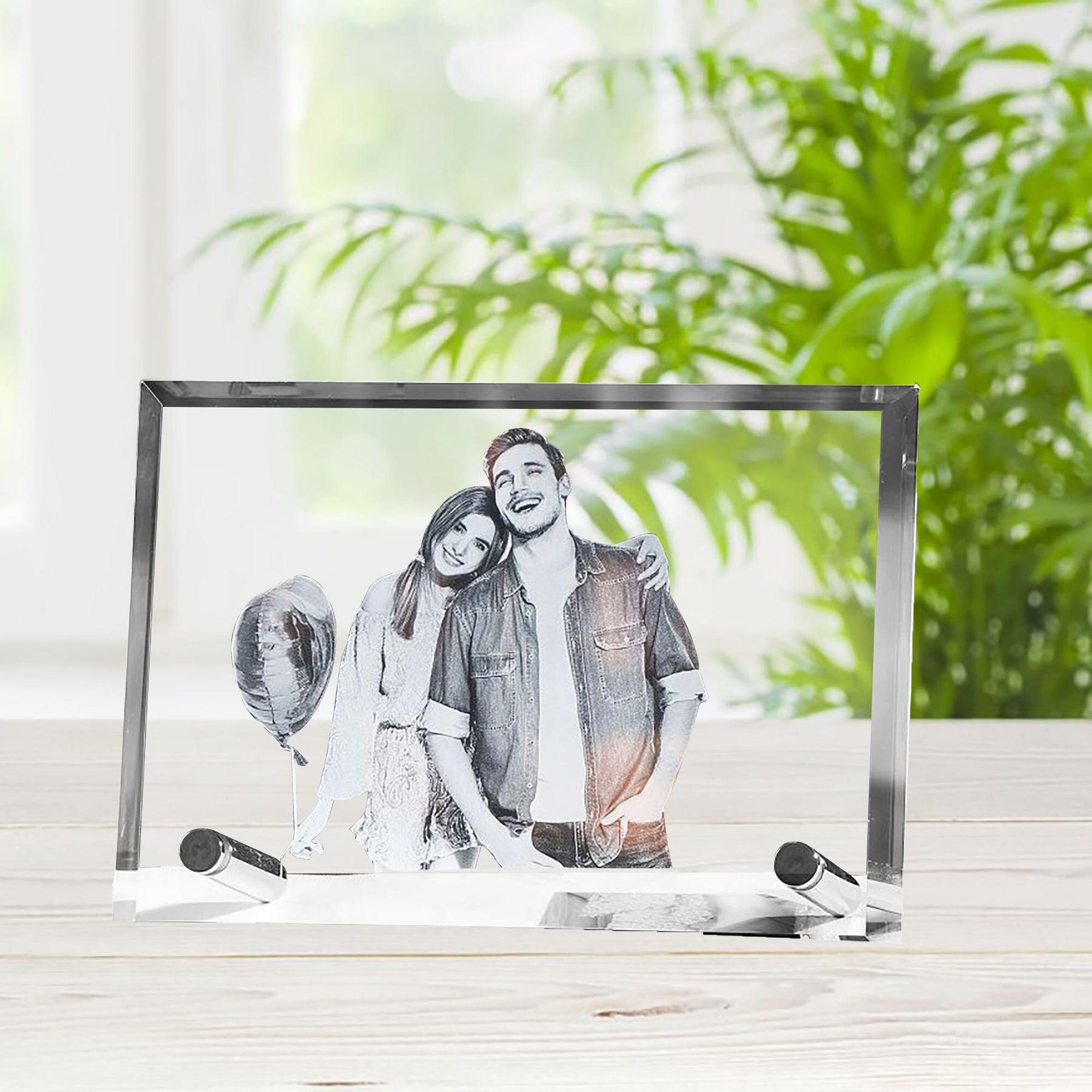 Customized Crystal Family Lovers Photo Album Image Laser Photo Frame