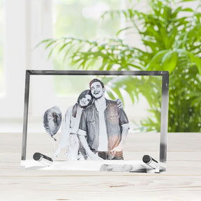 Customized Crystal Family Lovers Photo Album Image Laser Photo Frame