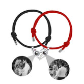 Customizable photo Projection Couple Bracelet  Simple Projection Shake Bracelet