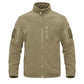 Full Zip Up Tactical Army Fleece Jacket Military Thermal Warm Outwear Windbreaker