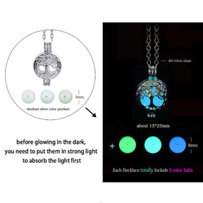 Luminous Dragon Necklace Glowing Night Fluorescence Silver Plated Glow In The Dark Necklace