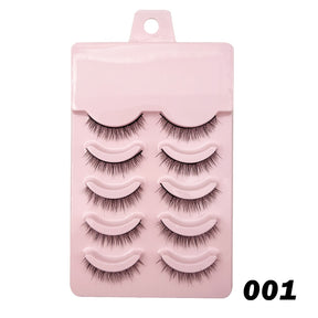 Manga Lashes Soft Natural Eyelashes Thick False Eyelashes