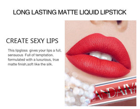 Liquid Lipstick Set Ultra Matte Velvet Waterproof Long Lasting Lip Glosses Nude Makeup Cosmetic Kit-2