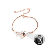 Foto personalizzata Bracciale proiezione amore Cupido Braccialetti commemorativi personalizzati