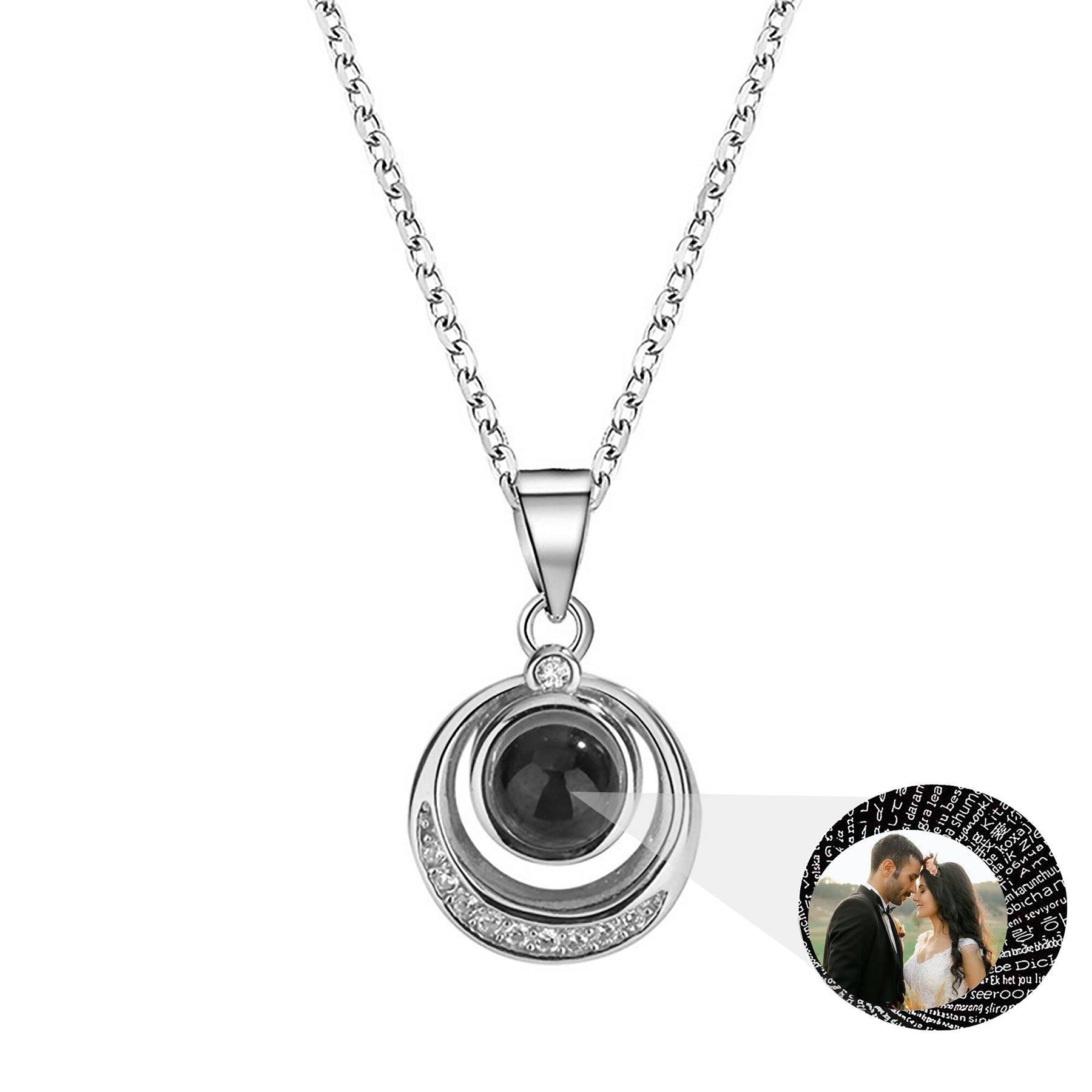 Personalisierte Fotoprojektionskette Creative Pendant ist ein Erinnerungsgeschenk