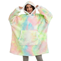 Winter Oversized Hoodies Women Giant Hoody Flannel Fleece Wearable Blanket