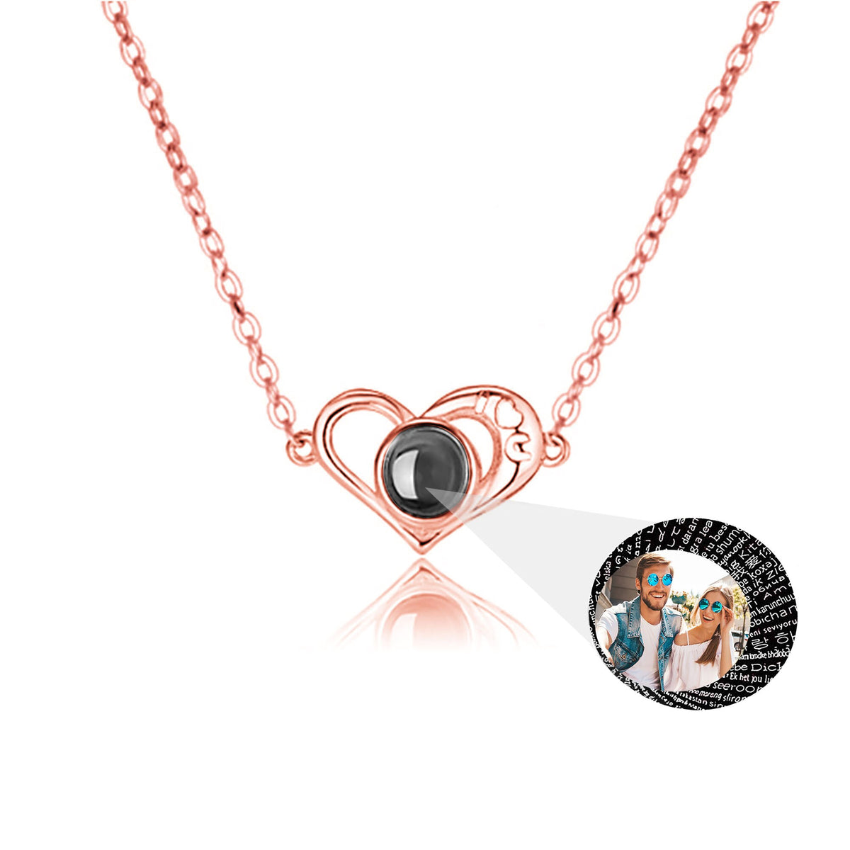 Collana proiezione amore con foto personalizzabili ricordo d'amore Valentin