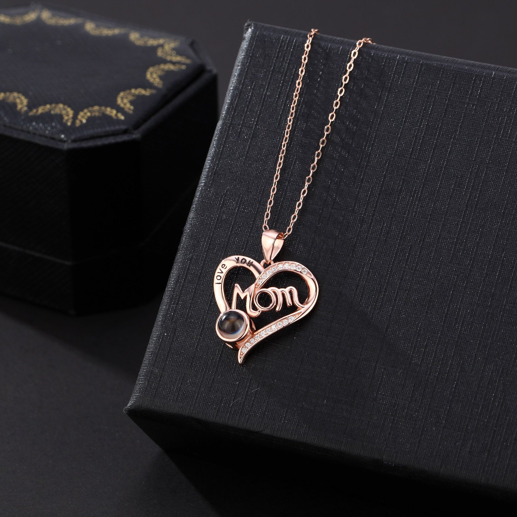 Collana di proiezione d'amore con foto personalizzabili Ciondolo Regalo commemorativo Regalo di anniversario