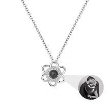 Flowers that can be customized for photosProjection Necklace Pendant Jewelry