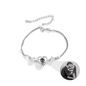 Customized photo Cupid love projection bracelet Personalized Memorial Bracelets