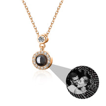 Customizable Photo Projection Necklace Couple Girlfriend Couple Jewelry